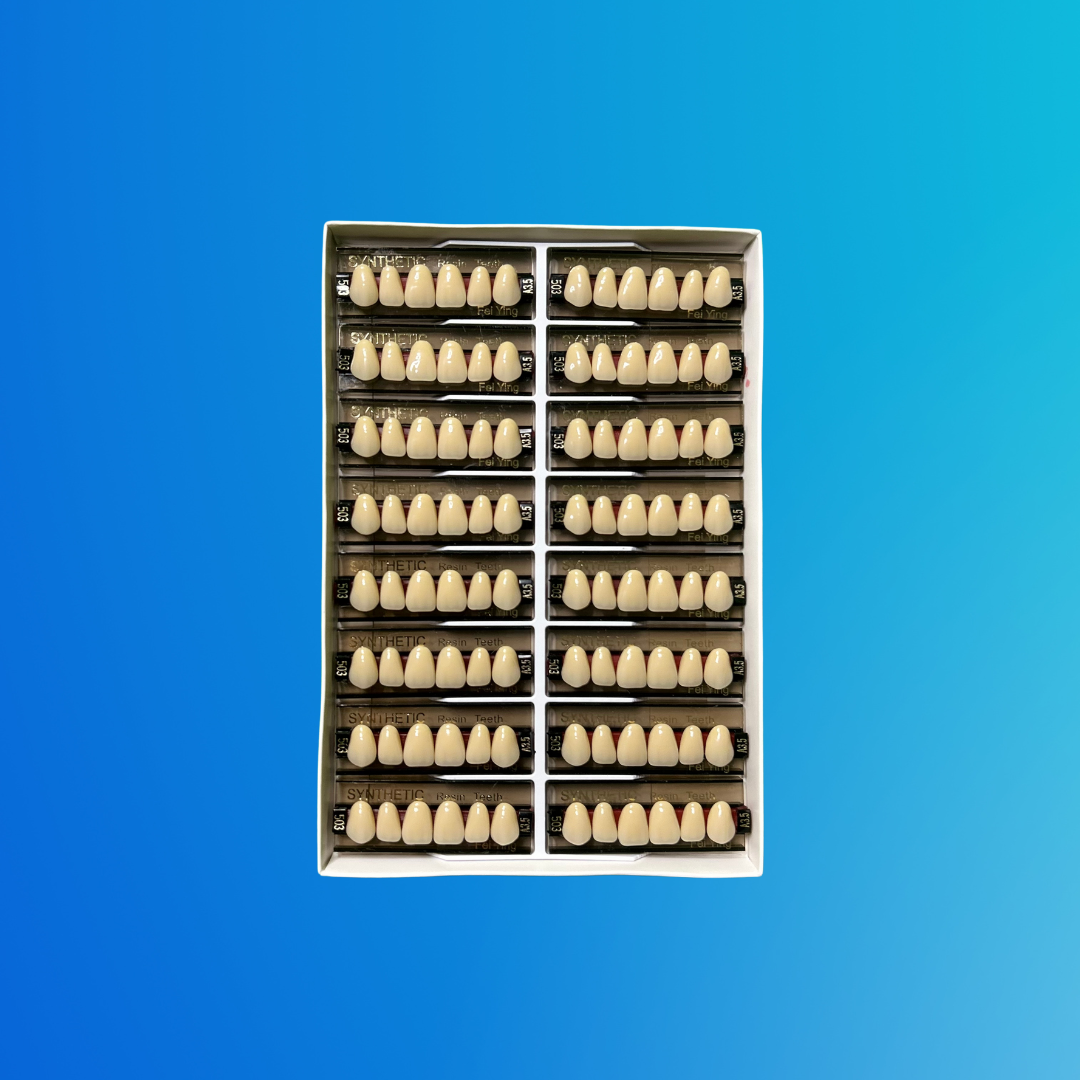 (A3.5/503) Tablilla de Dientes Sintéticos A3.5 Anterior Superior N°503 X UNIDAD