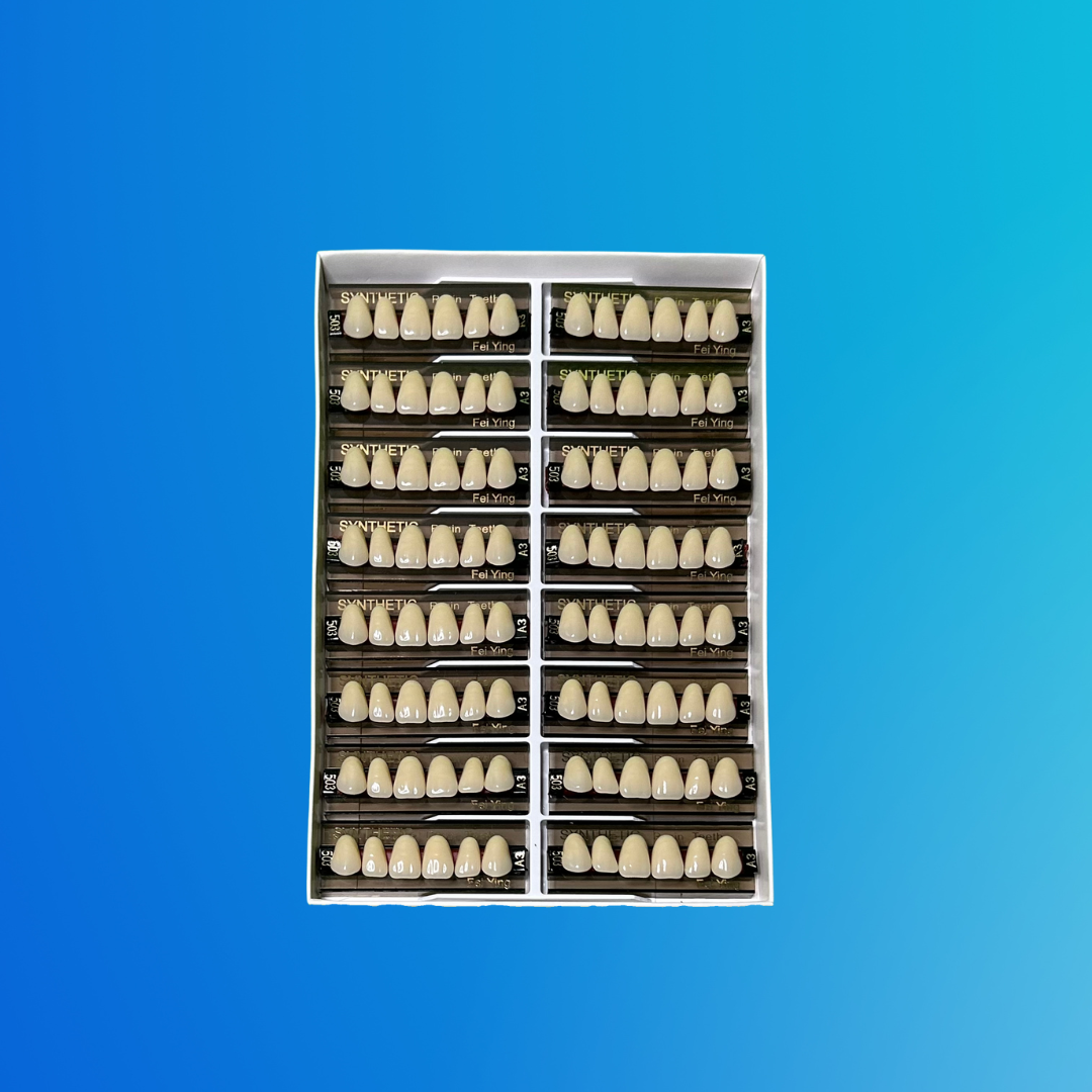 (A3/503) Tablilla de Dientes Sintéticos A3 Anterior Superior N°503 X UNIDAD