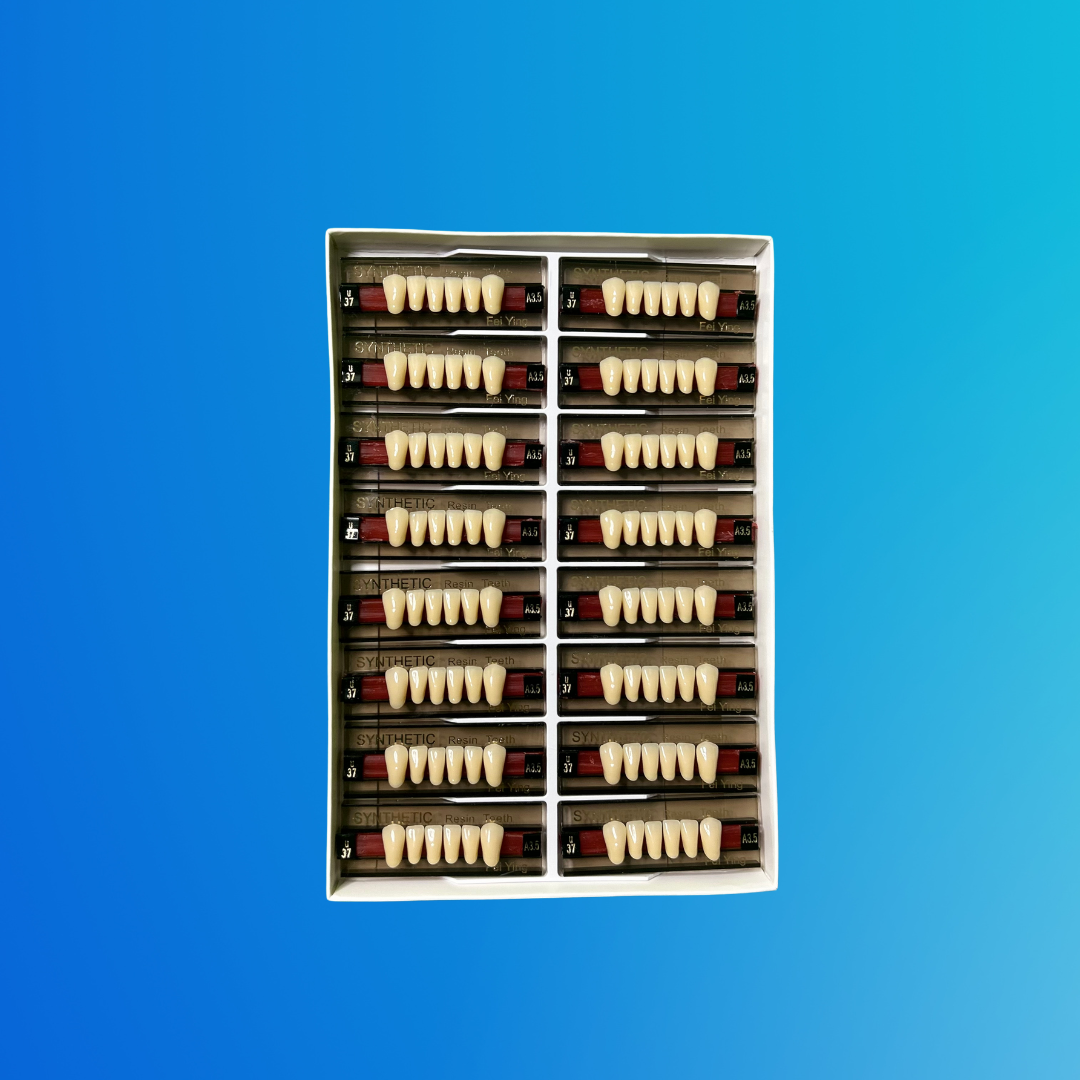 (A3.5/U37) Tablilla de Dientes Sintéticos A3.5 Anterior Inferior N°U37 X UNIDAD