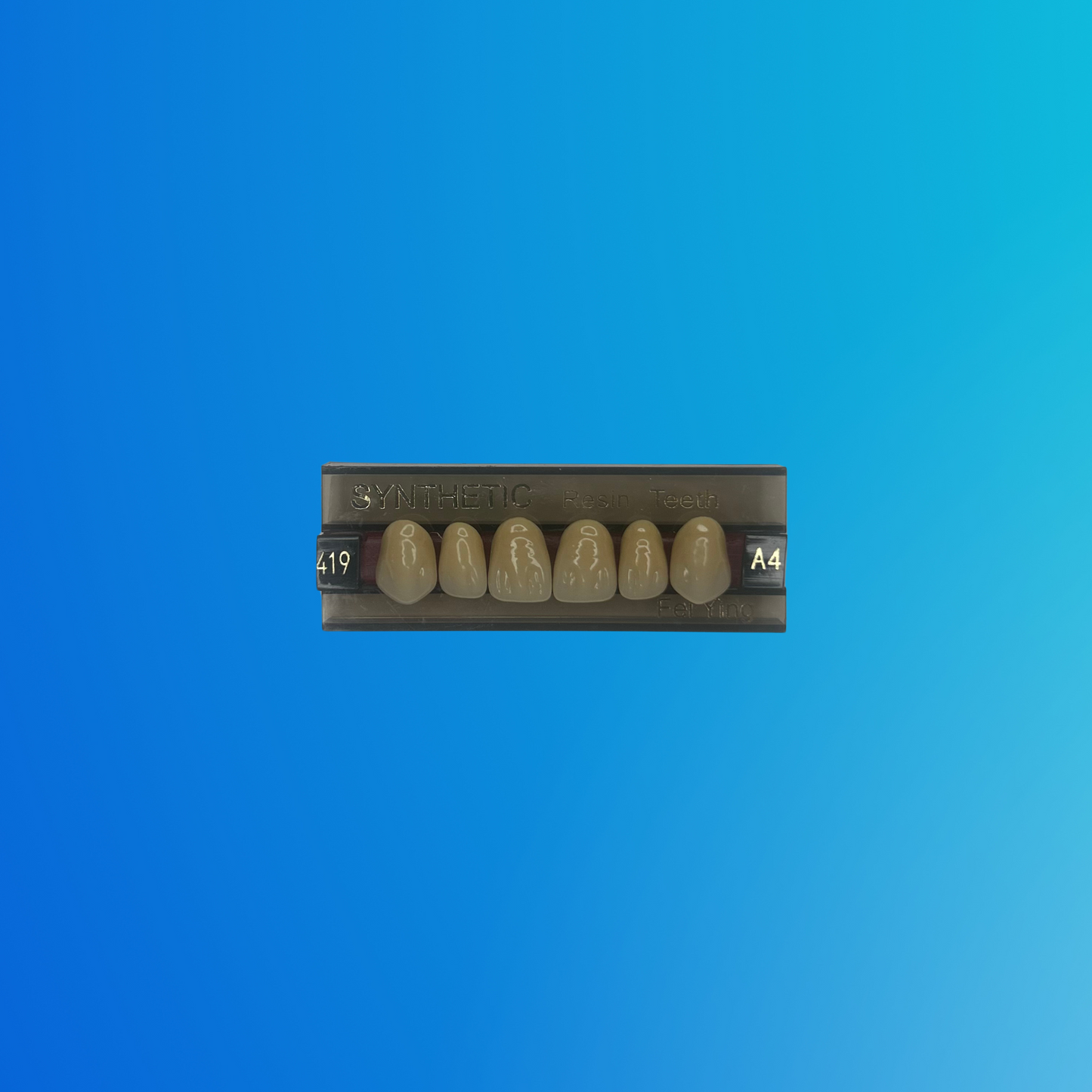 (A4/419) Tablilla de Dientes Sintéticos A4 Anterior Superior N°419 X UNIDAD