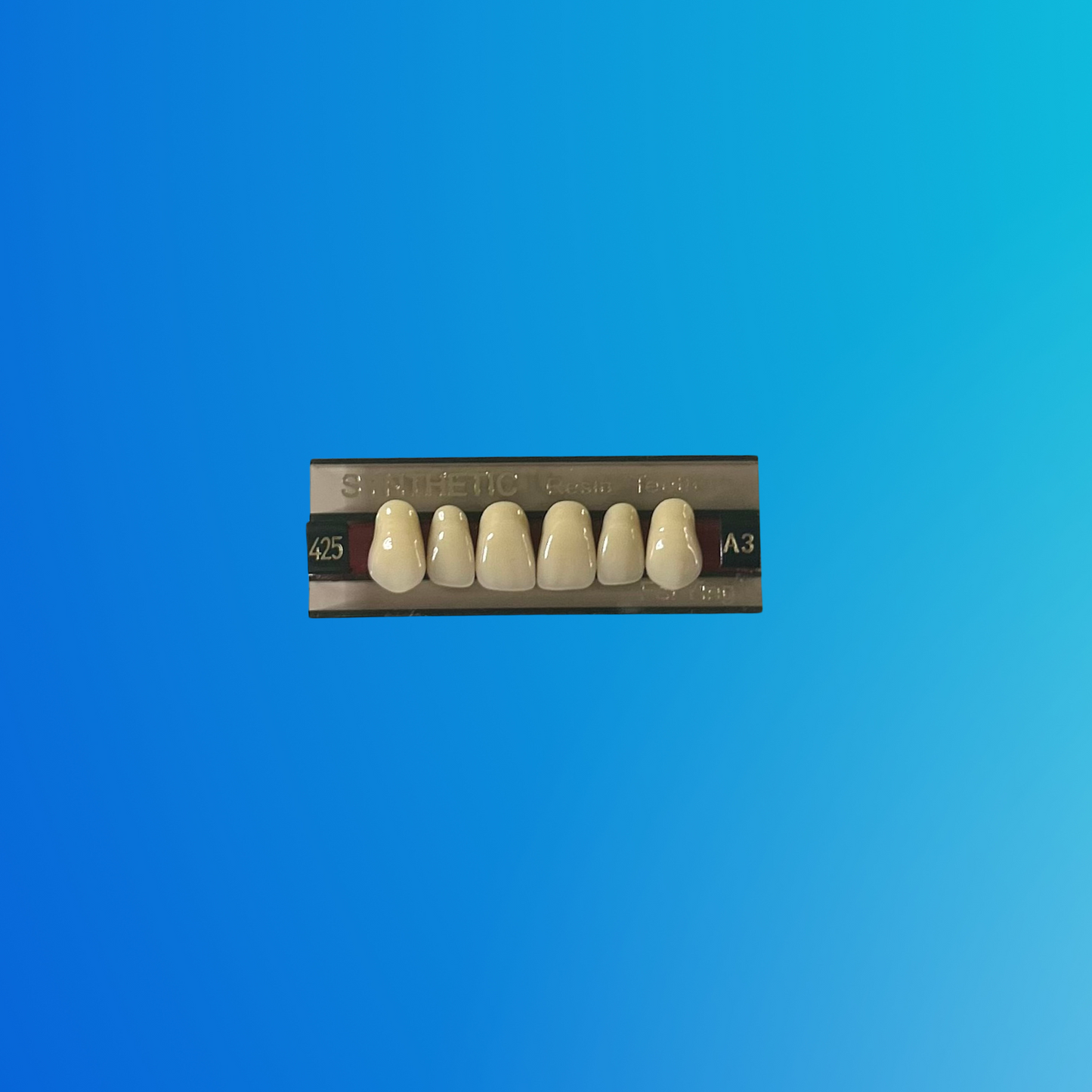 (A3/425) Tablilla de Dientes Sintéticos A3 Anterior Superior N°425 X UNIDAD