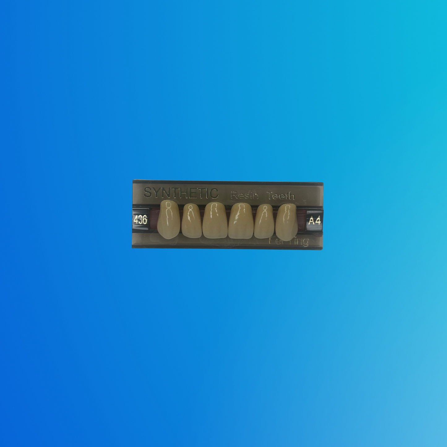 (A4/436) Tablilla de Dientes Sintéticos A4 Anterior Superior N°436 X UNIDAD