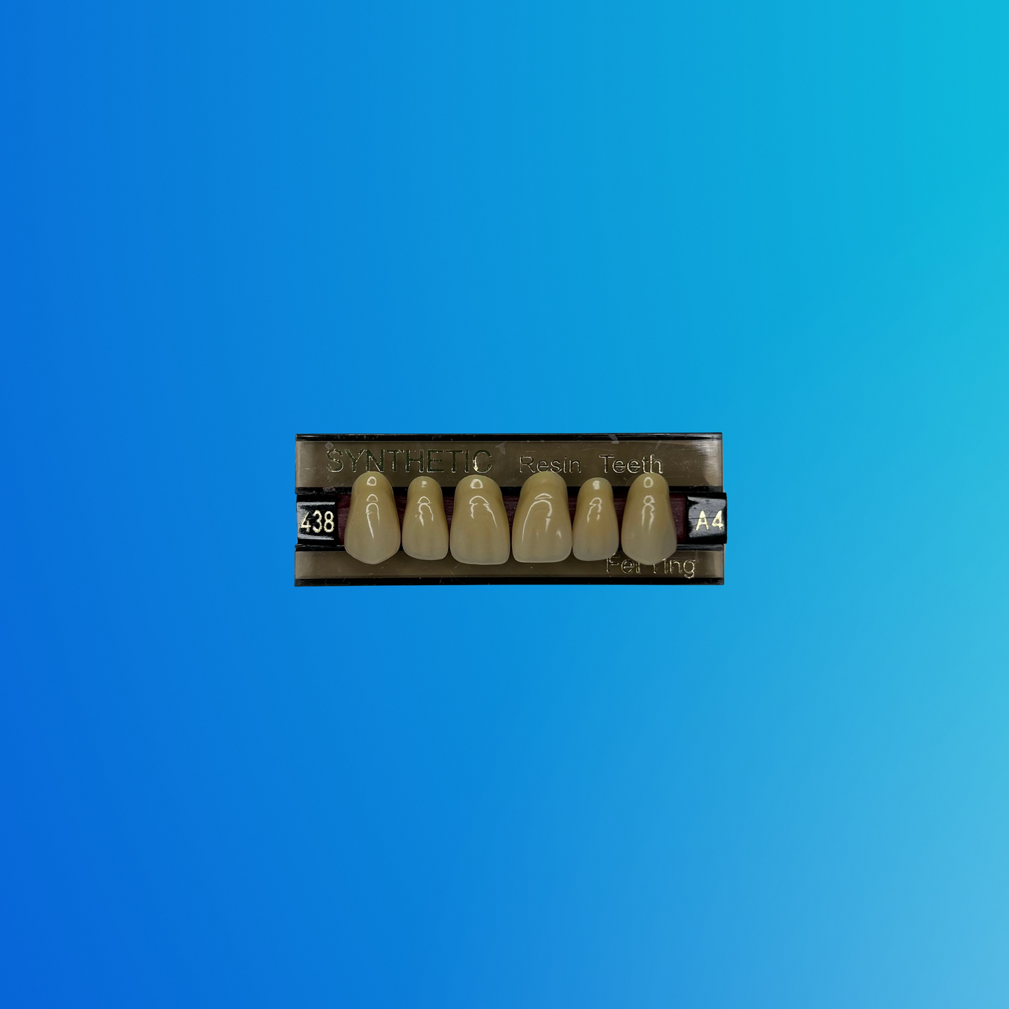 (A4/438) Tablilla de Dientes Sintéticos A4 Anterior Superior N°438 X UNIDAD