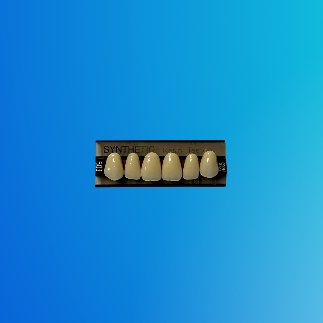 (A3.5/503) Tablilla de Dientes Sintéticos A3.5 Anterior Superior N°503 X UNIDAD