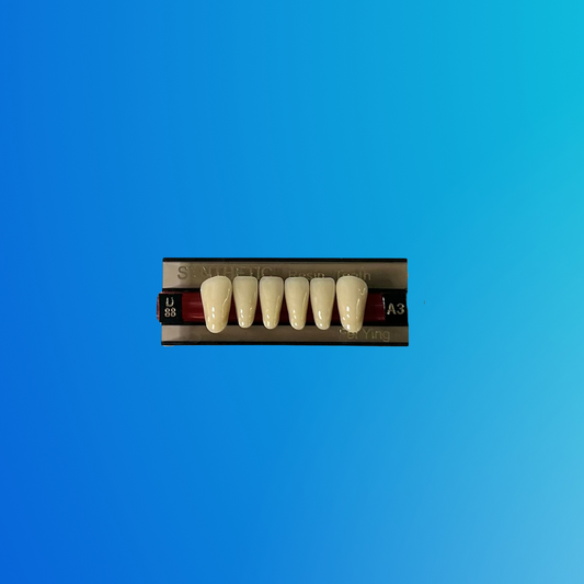 (A3/U88) Tablilla de Dientes Sintéticos A3 Anterior Inferior N°U88 X UNIDAD