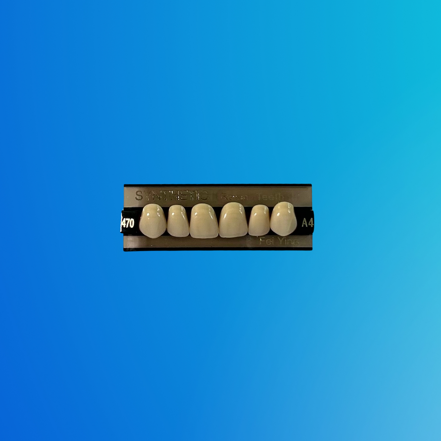 (A4/470) Tablilla de Dientes Sintéticos A4 Anterior Superior N°470 X UNIDAD