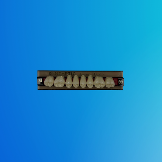 (C3/34/S) Tablilla de Dientes Sintéticos C3 Posterior Superior N°34 X UNIDAD