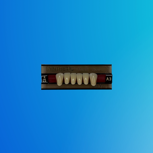(A3/U25) Tablilla de Dientes Sintéticos A3 Anterior Inferior N°U25 X UNIDAD