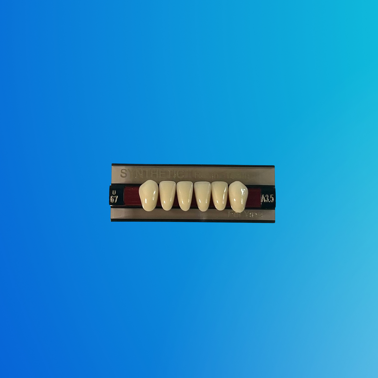 (A3.5/U67) Tablilla de Dientes Sintéticos A3.5 Anterior Inferior N°U67 X UNIDAD